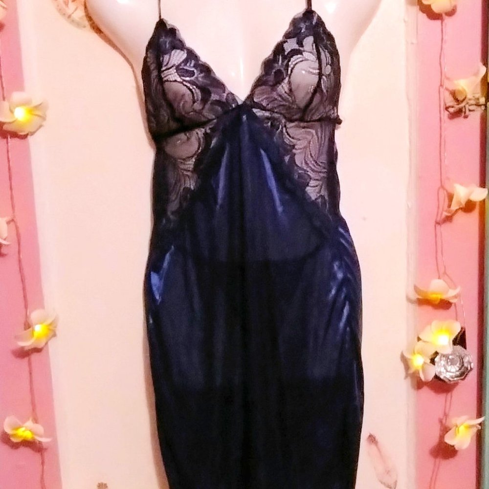 Niubia (M) Sexy Nighty Slip Dress Lingerie Set w Panty